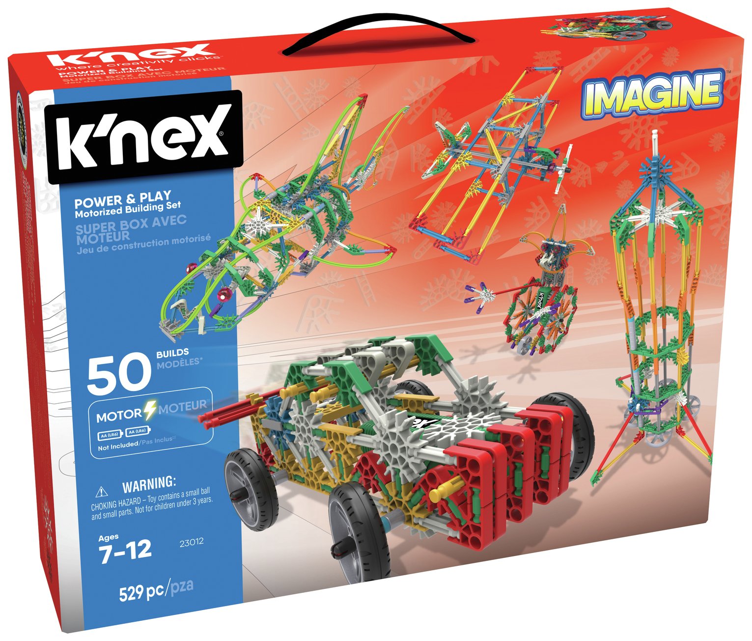 K'NEX Power & Play 50 Model Motorised Building Set