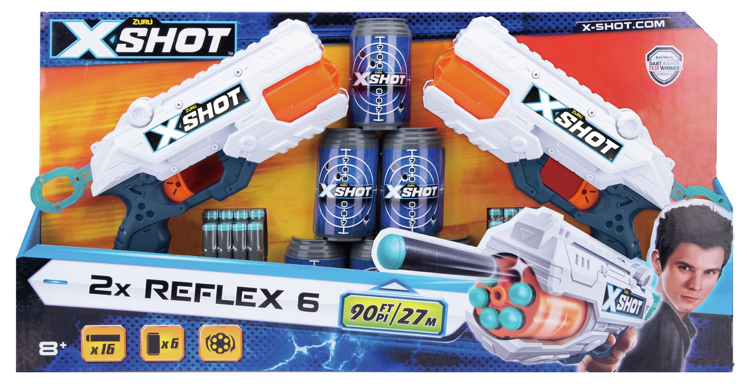 X-Shot Reflex 6 Combo Blasters - 2 Pack