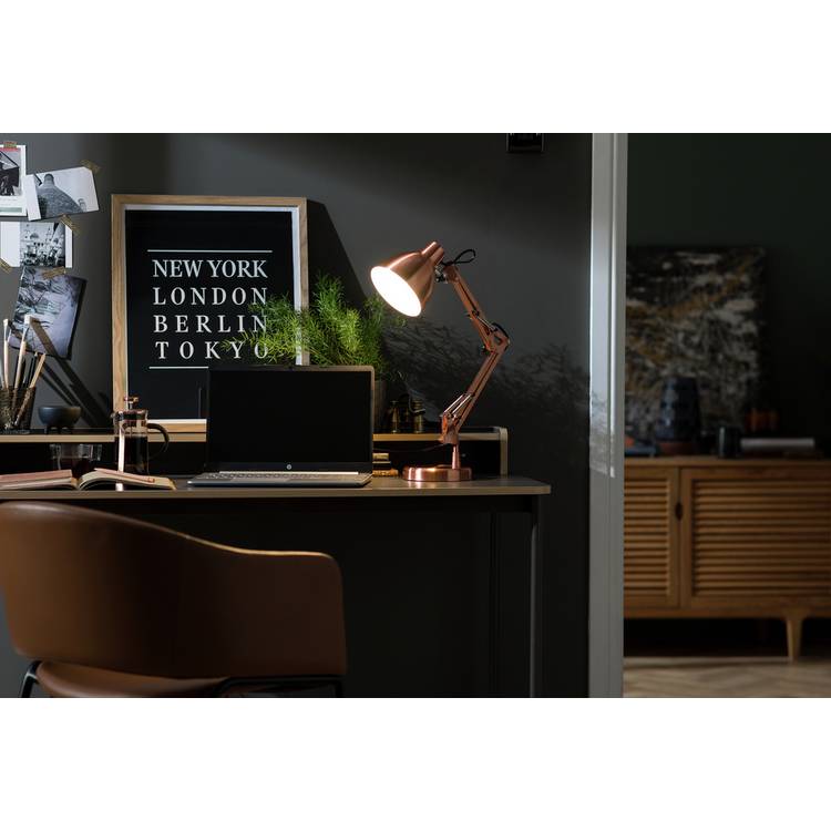 Argos Home Task Table Lamp - Copper 0