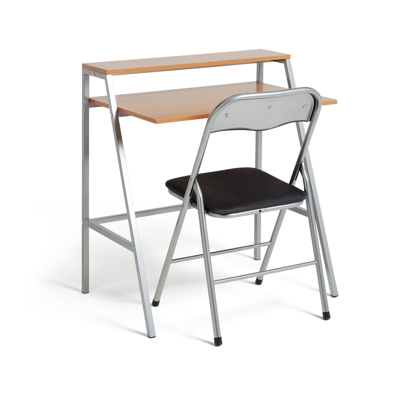 foldable desk and chair set