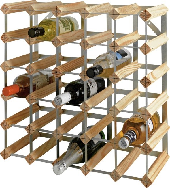 Argos Home 30 Bottle Wooden Wine Rack