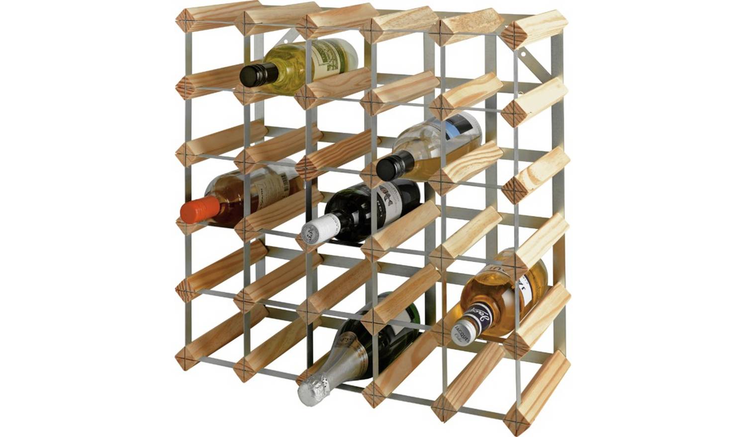 Argos Home 30 Bottle Wooden Wine Rack