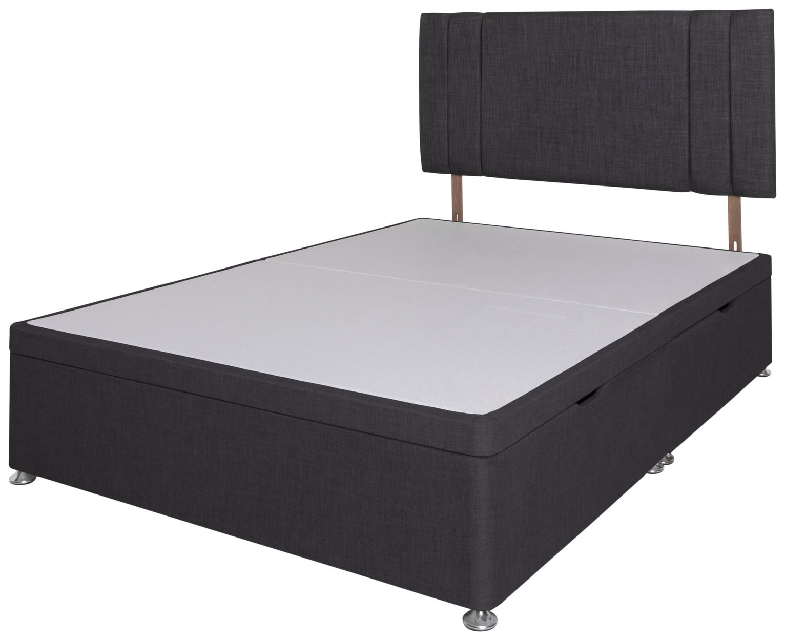 Airsprung Bosley Side Open Ottoman Double Divan & Headboard at Argos Reviews