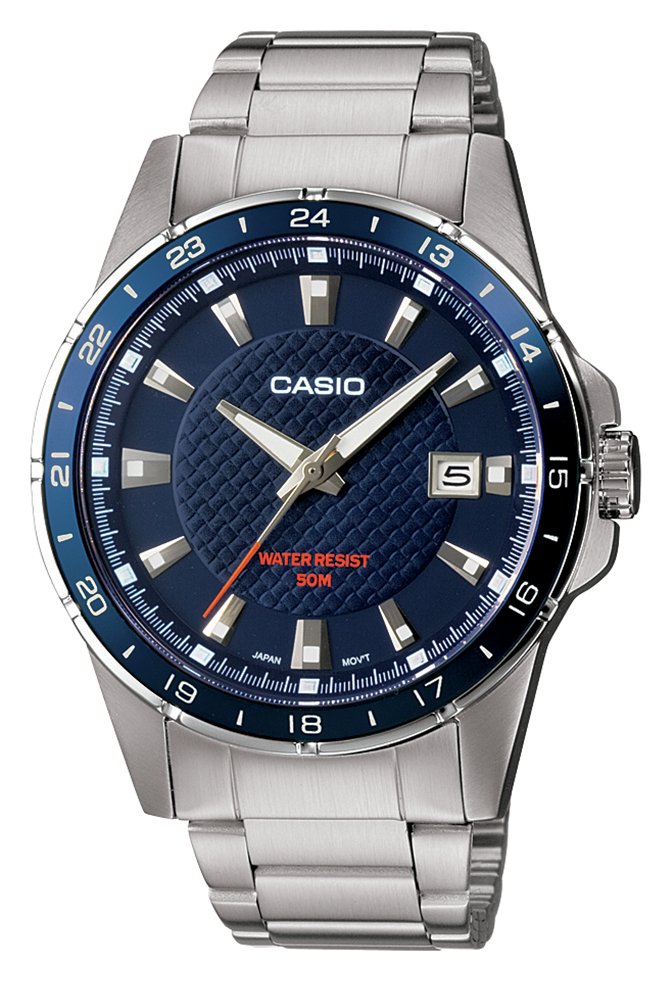 Casio Men's Silver Stainless Steel Bracelet Classic Watch