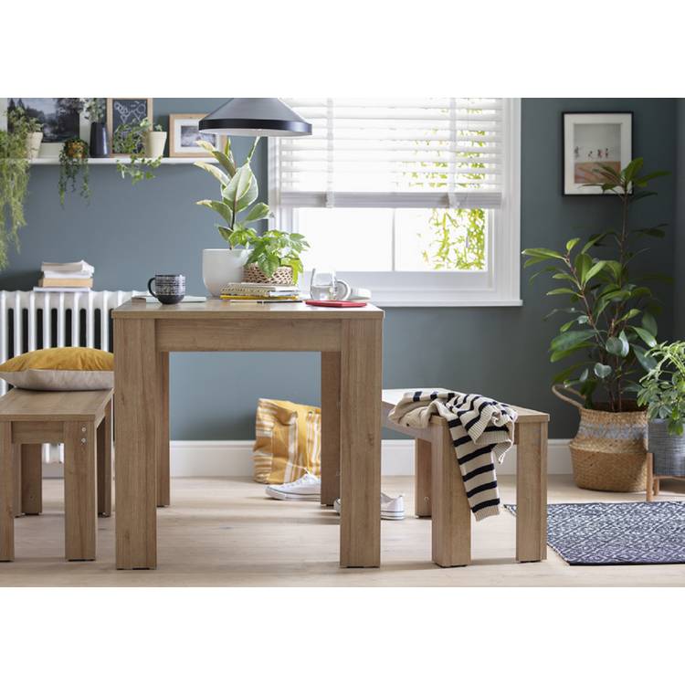 Argos Home Miami Dining Bench - Oak Effect 0
