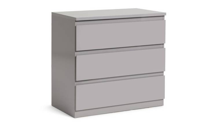 High gloss chest of drawers outlet grey