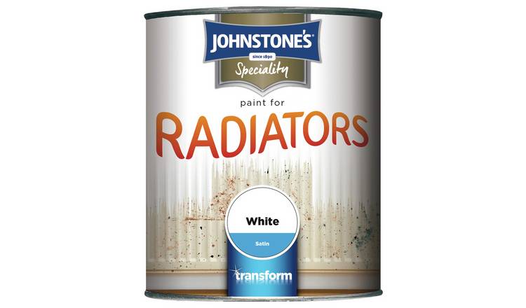 Johnstone's Radiator Satin Paint 750ml - White