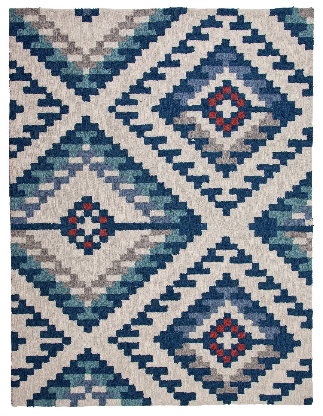 Argos Home Kishi Rug - 160x120cm - Blue