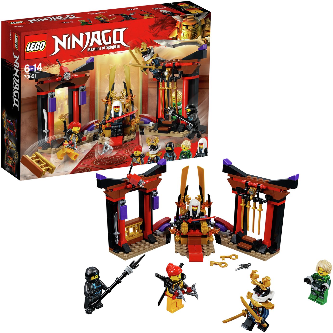 LEGO Ninjago Throne Room Showdown - 70651