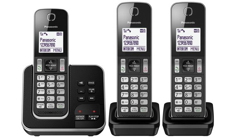 Panasonic Cordless Telephone with Answer Machine - Triple