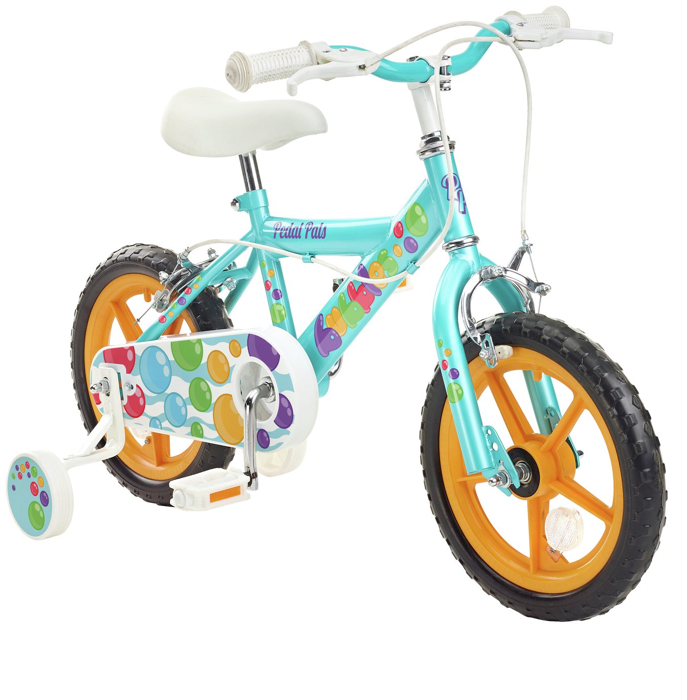 Pedal Pals 14 Inch Bubbles Kids Bike