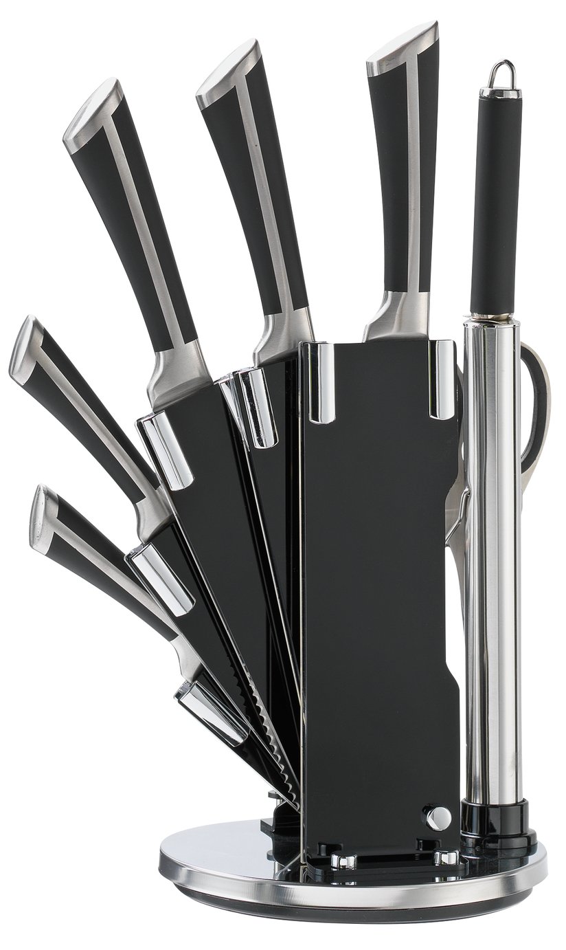 Argos Home 8 Piece Hollow Handle Knife Block Set Review