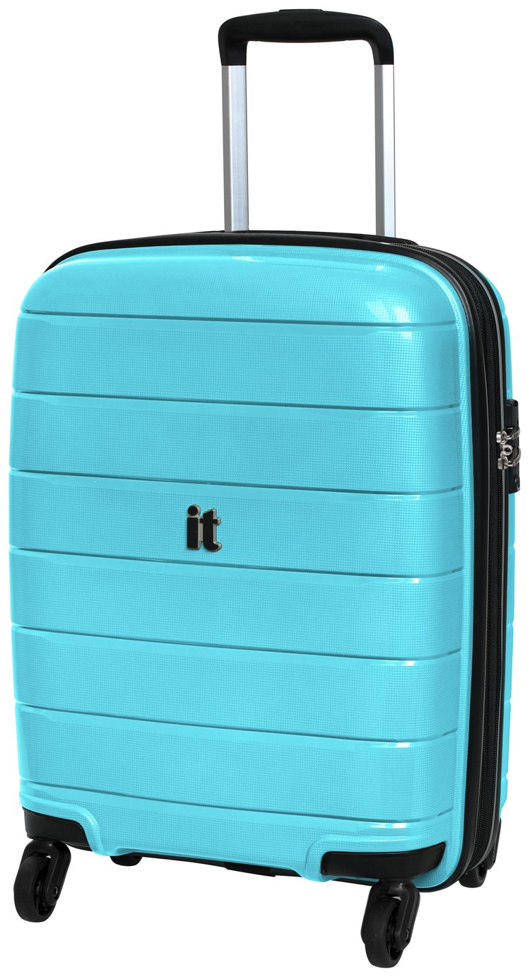 IT Luggage Asteroid Expandable 4 Wheel Hard Cabin Suitcase