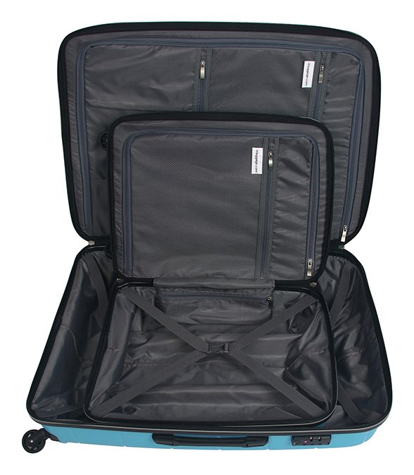 it luggage asteroid large 4 wheel hard suitcase