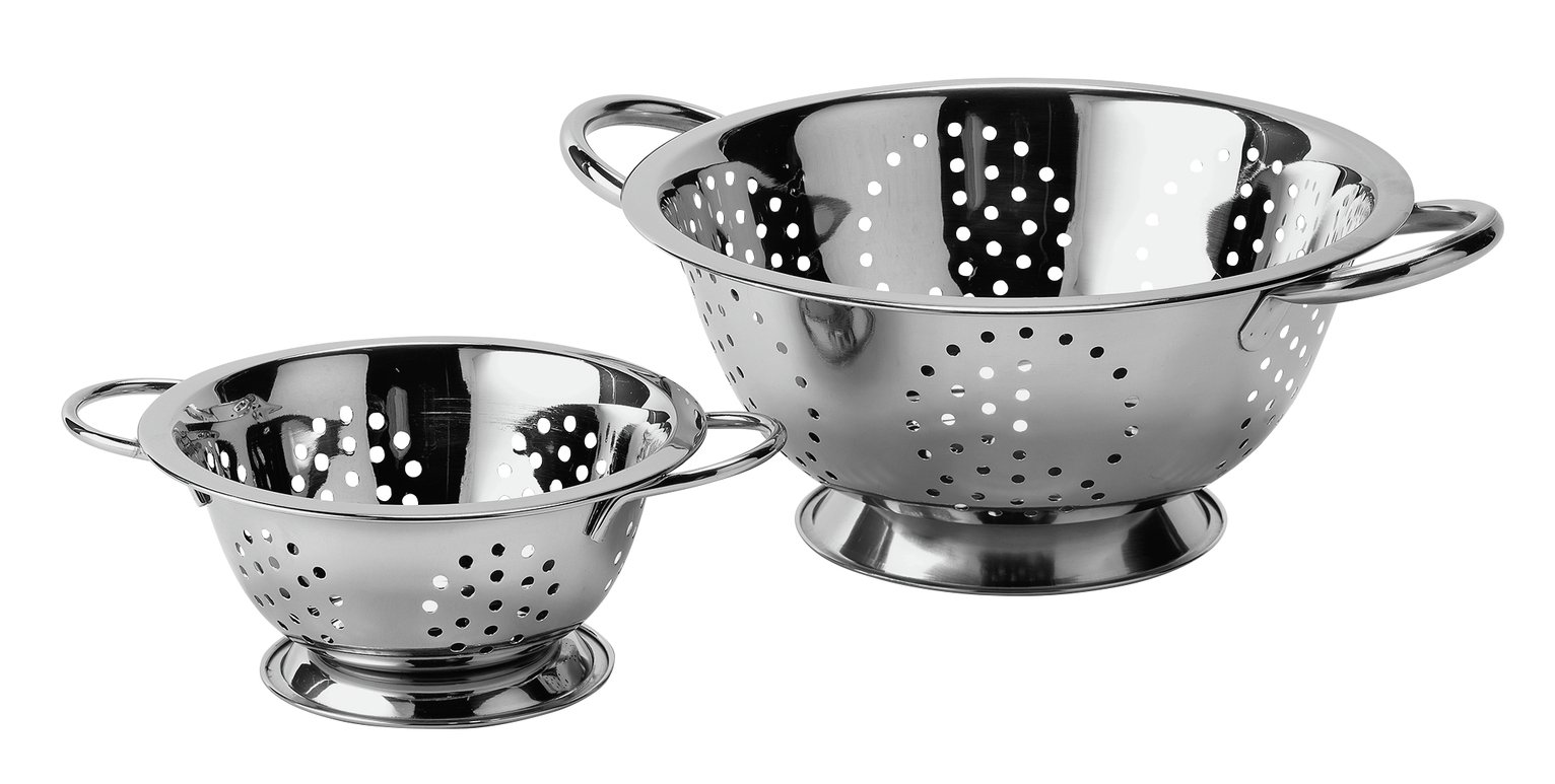 Argos Home Set of 2 Stainless Steel Colanders Review