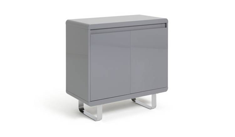 Large grey gloss deals sideboard