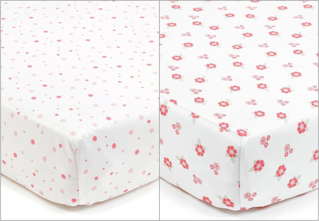BreathableBaby Cot Sheets - Enchanted Garden