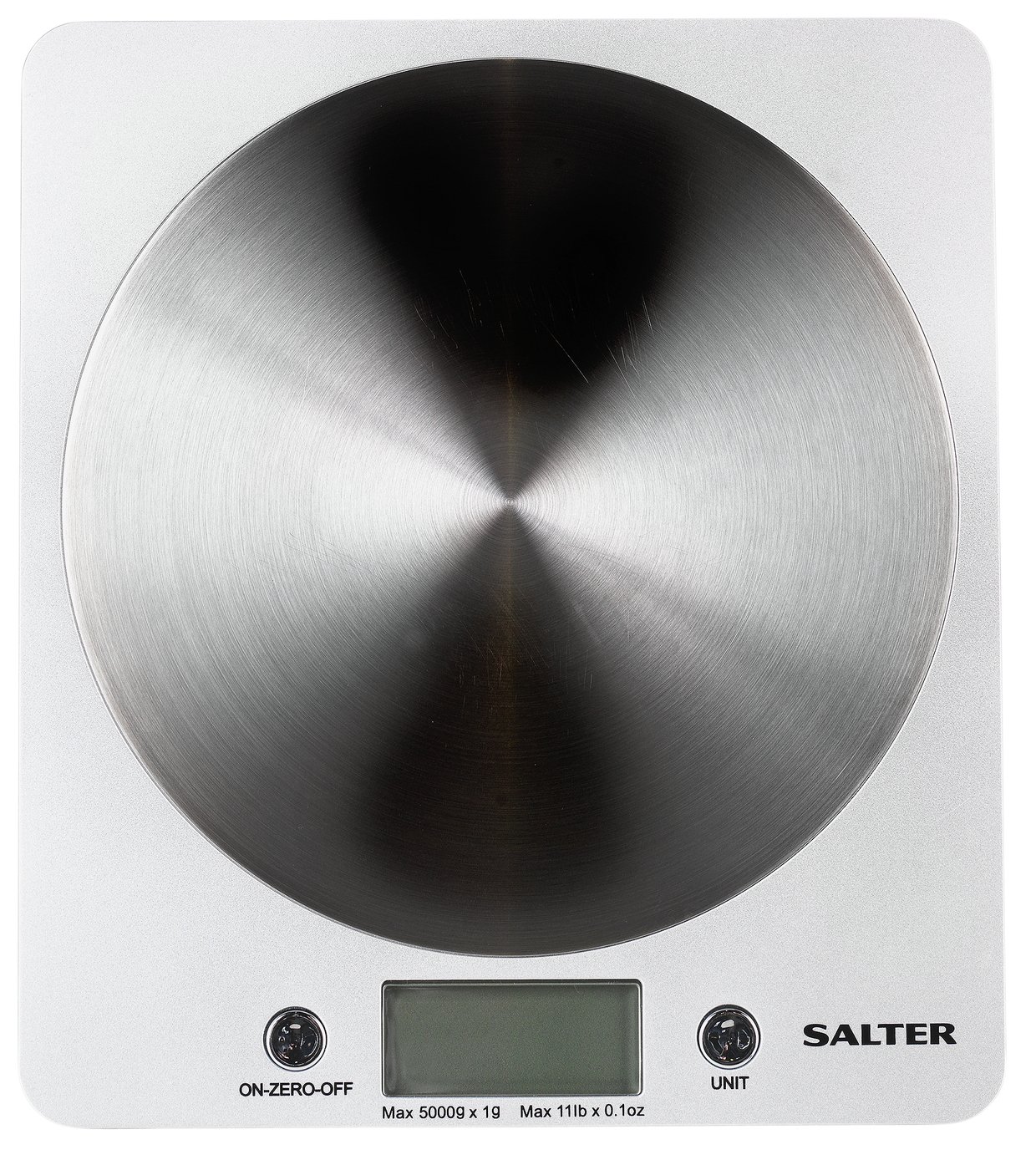 Salter Electronic Kitchen Scale with Steel Platform- Silver Review