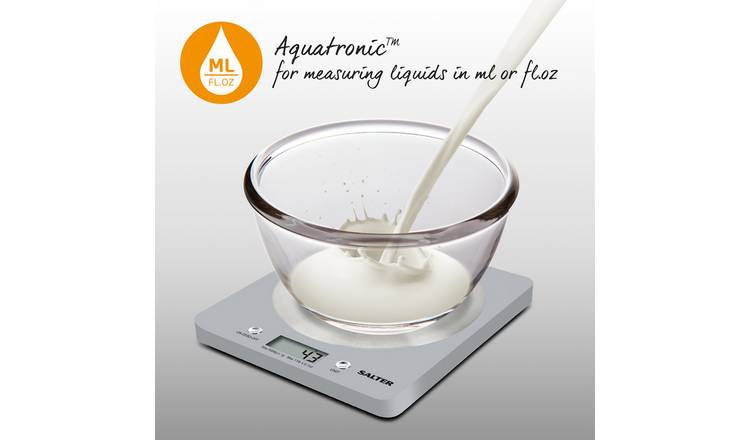 Buy Salter Electronic Kitchen Scale with Steel Platform Silver Kitchen scales Argos