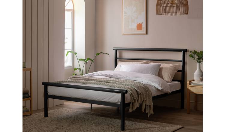 Ikea metal double store bed frame