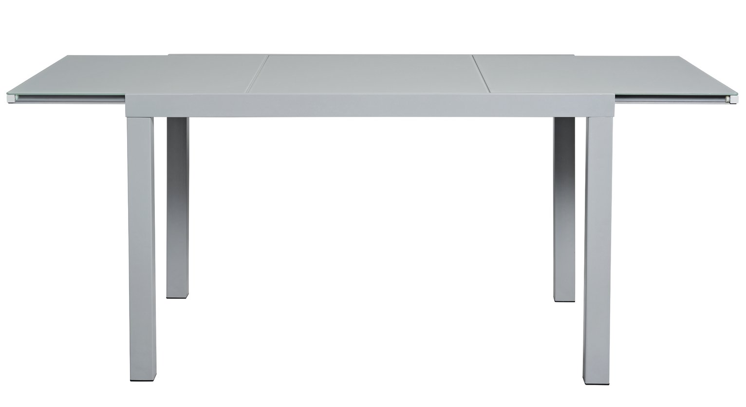 Argos Home Anton Extendable Glass Table - Grey