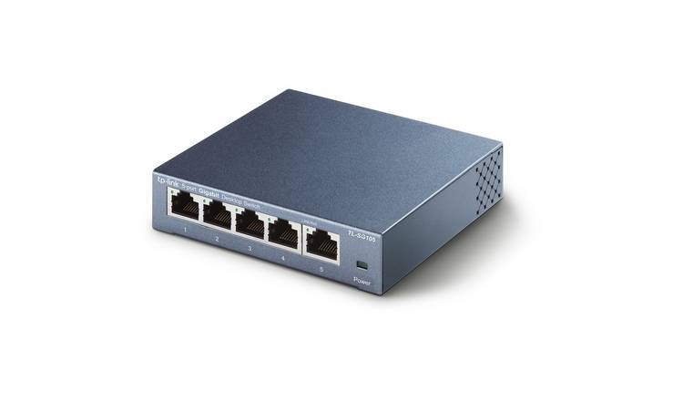 TP-Link 5-Port Gigabit／4-Port PoE+ TL-SG1005P | 5-Port Gigabit Desktop PoE Switch with 4-Port PoE+