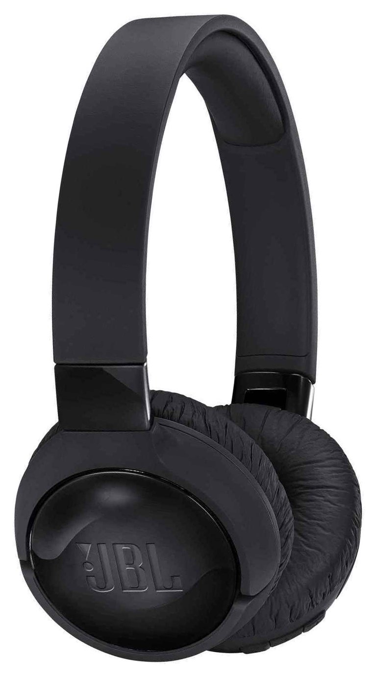 JBL T600 On-Ear Wireless ANC Headphones - Black