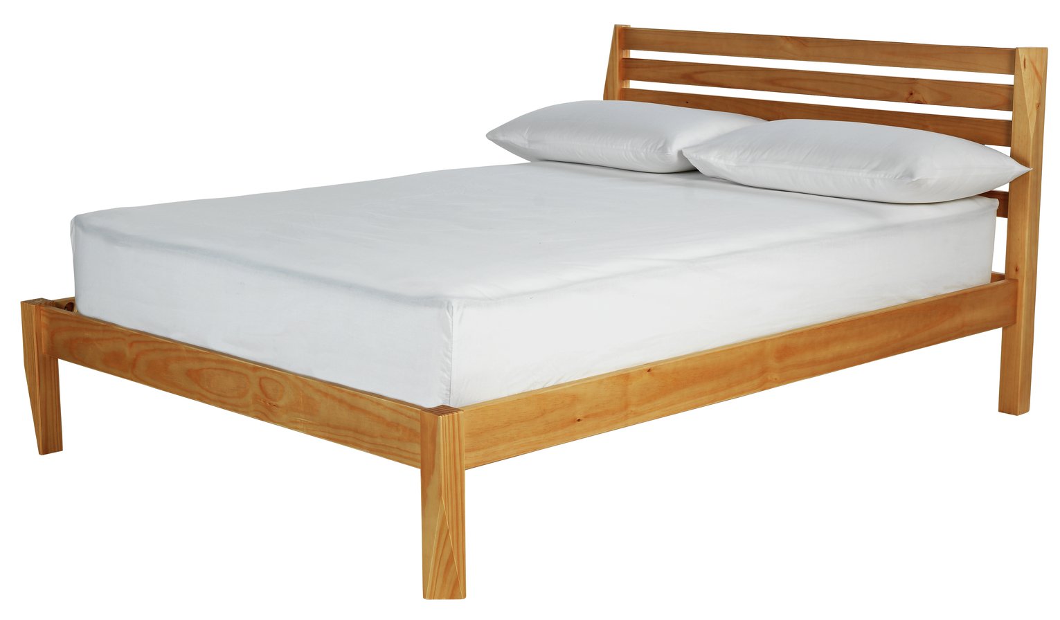 Argos Home Slice Small Double Bed Frame - Pine