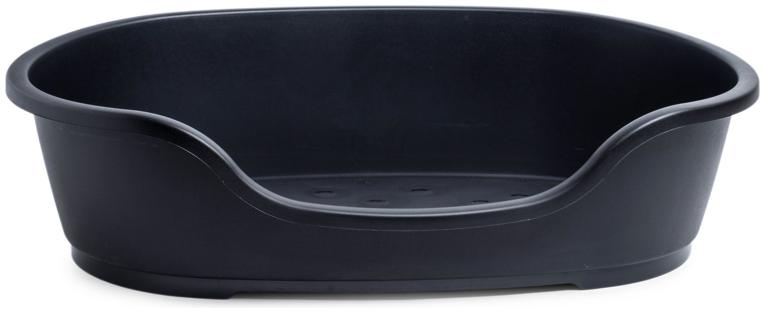 Buy Petface Black Plastic Dog Bed 