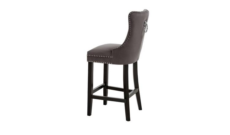 Buy Argos Home Princess Stud Bar Stool Charcoal Bar stools Argos