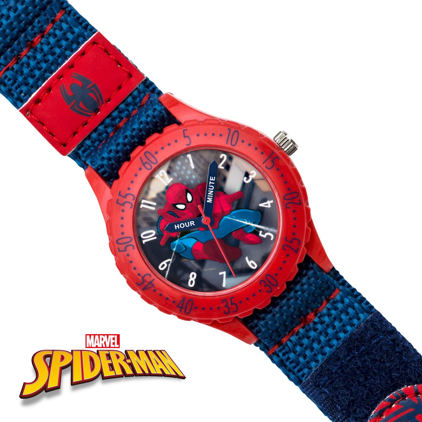 Marvel Spider-Man Blue Velcro Strap Watch Review