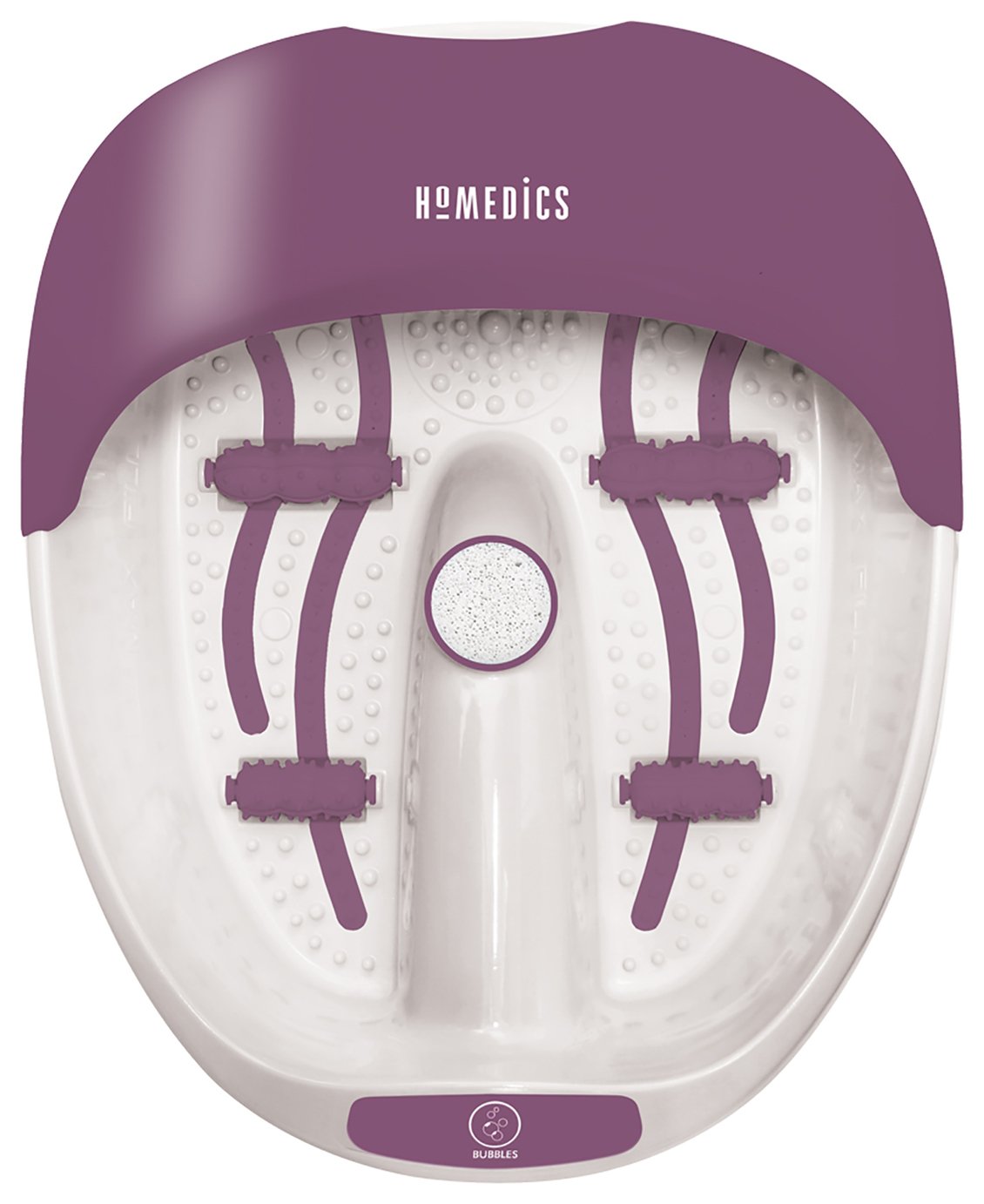 HoMedics Aubergine Luxury Nail Care Footspa and Massager