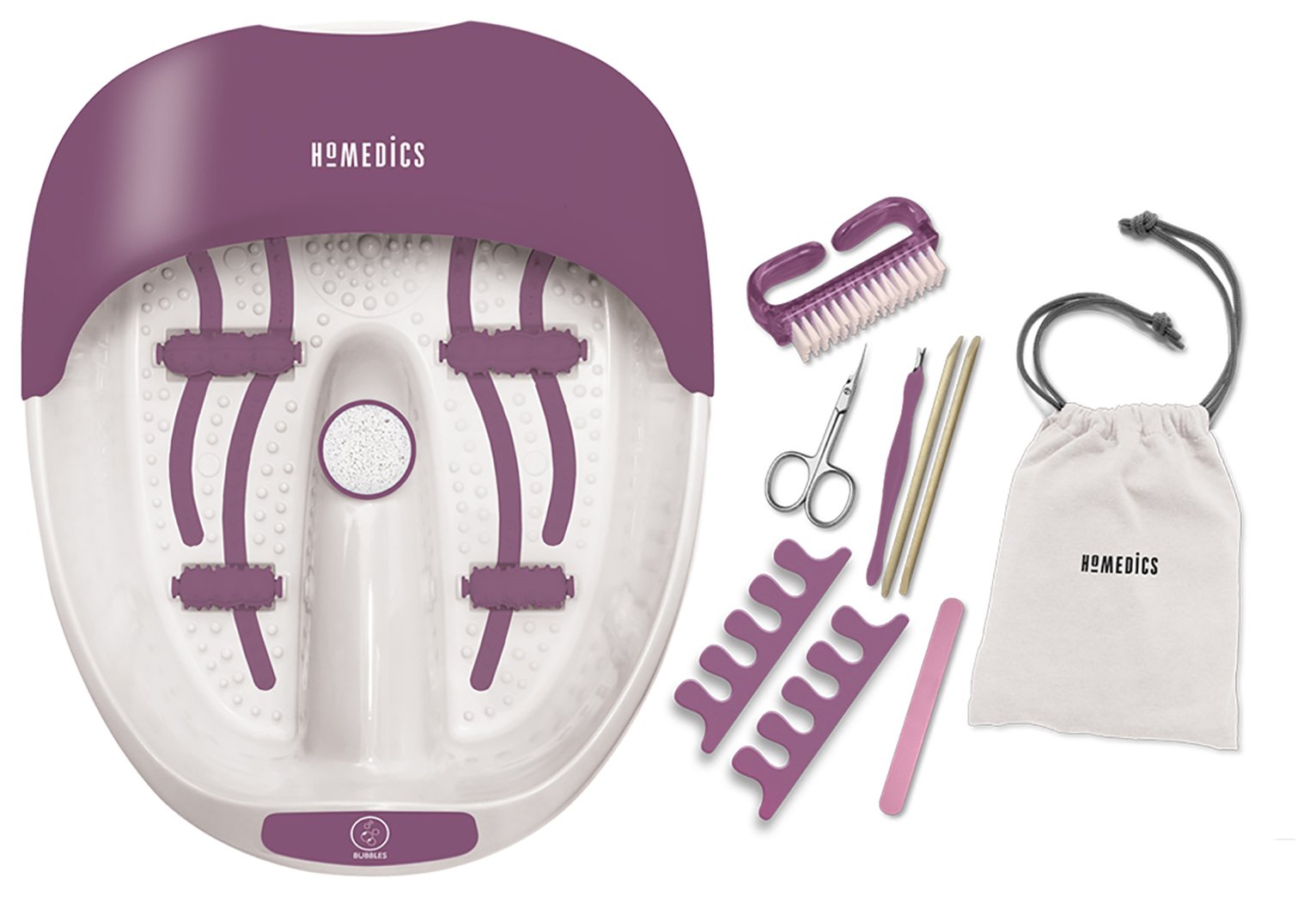 HoMedics Aubergine Luxury Nail Care Footspa and Massager Review