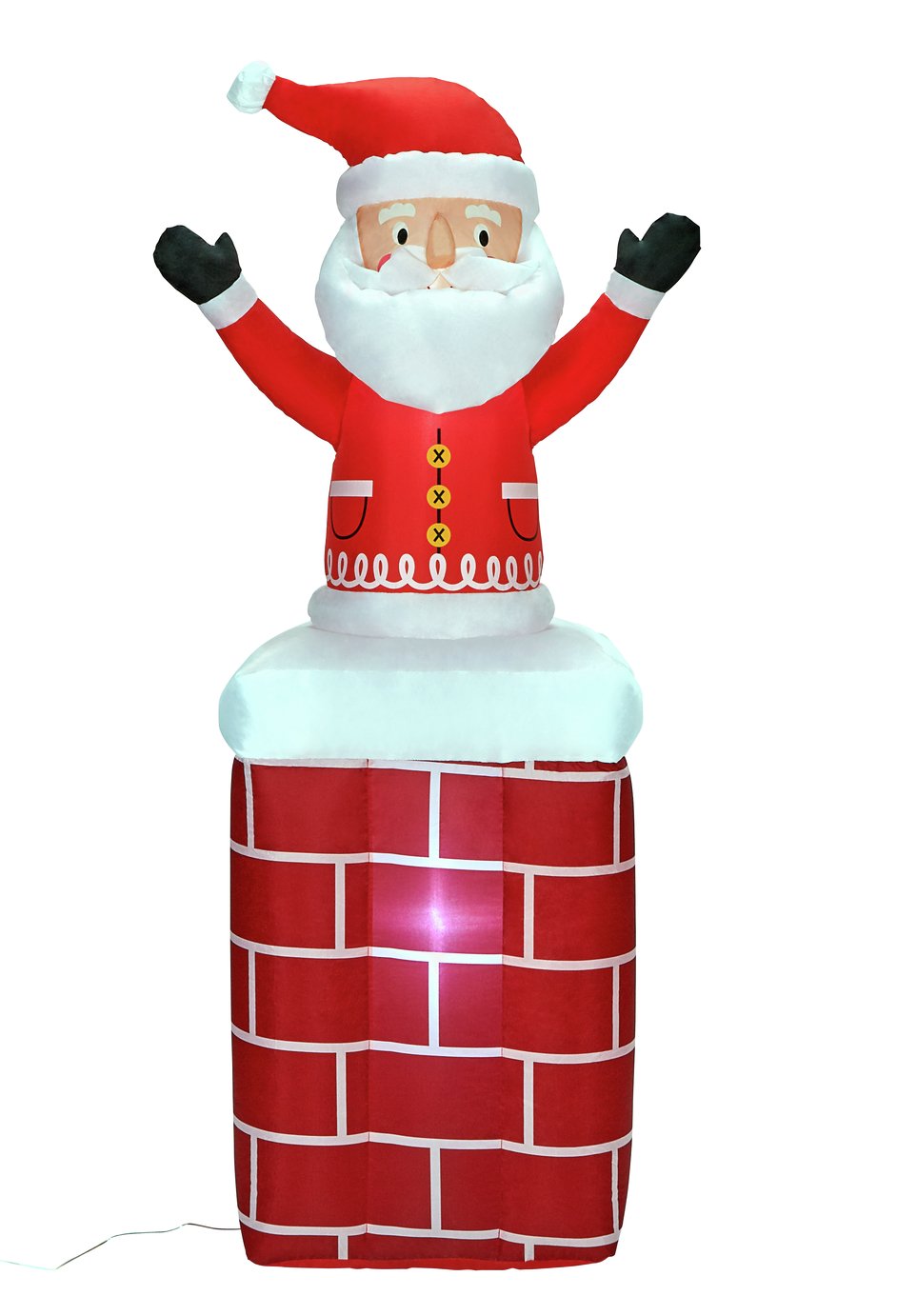 Argos Home Inflatable Santa on a Chimney