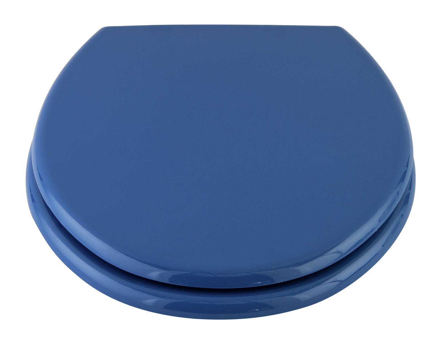 Argos Home Moulded Wood Toilet Seat - Ink Blue