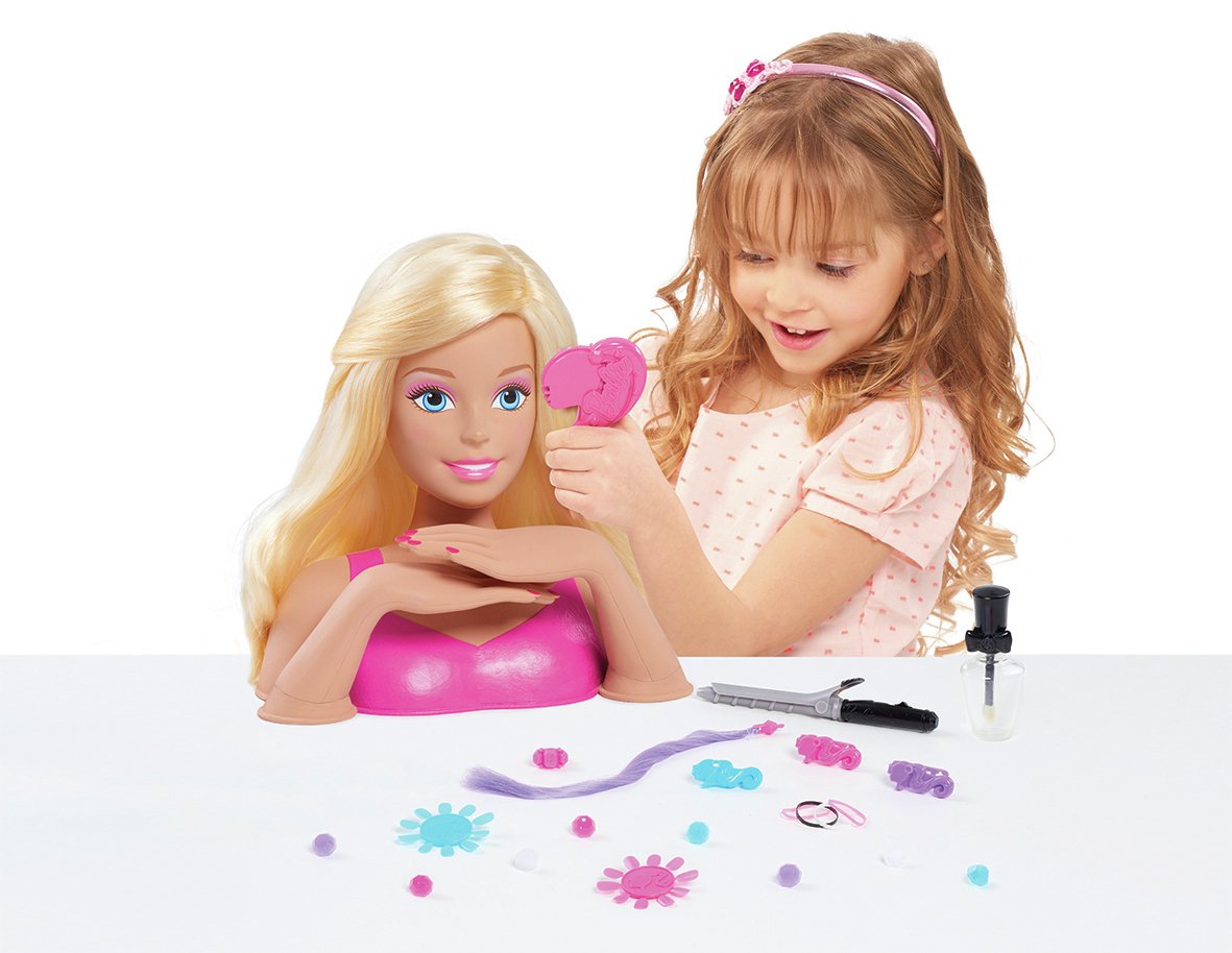 barbie styling head argos