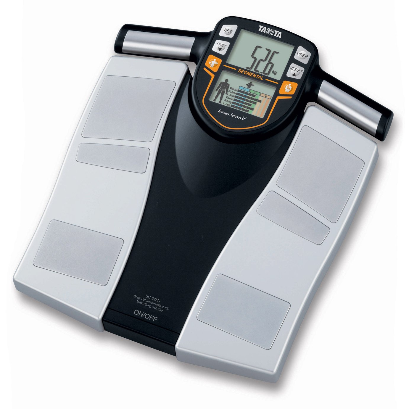 Tanita BC545N Segment Body Analyser Bathroom Scales - Black