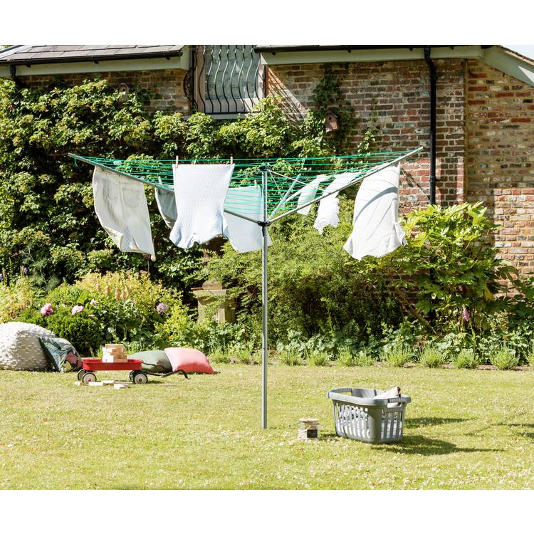 Argos Home 30m 3 Arm Outdoor Washing Line 0