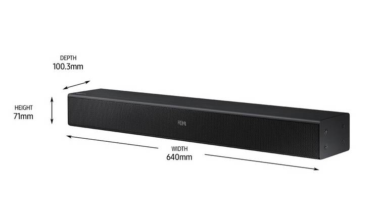 Buy Samsung Hw N400 2ch Sound Bar With Built In Subwoofer Sound Bars Argos