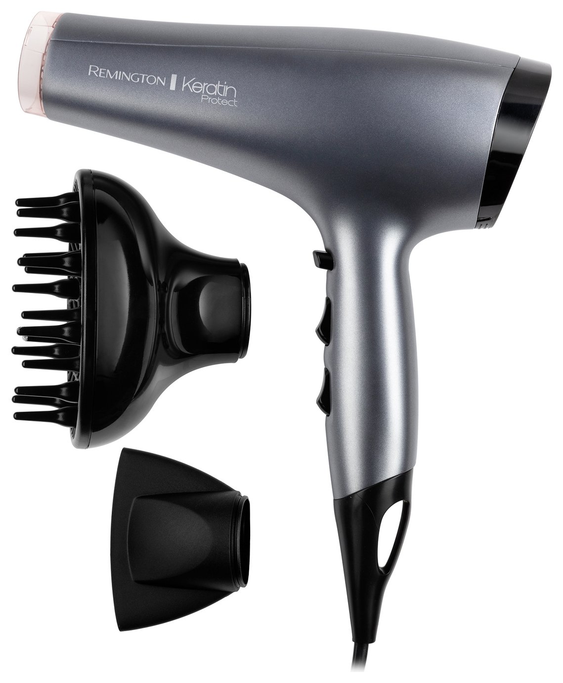 Remington Keratin Protect Hair Dryer with Diffuser (8507512) Argos