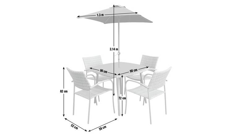 8 piece deals patio set argos