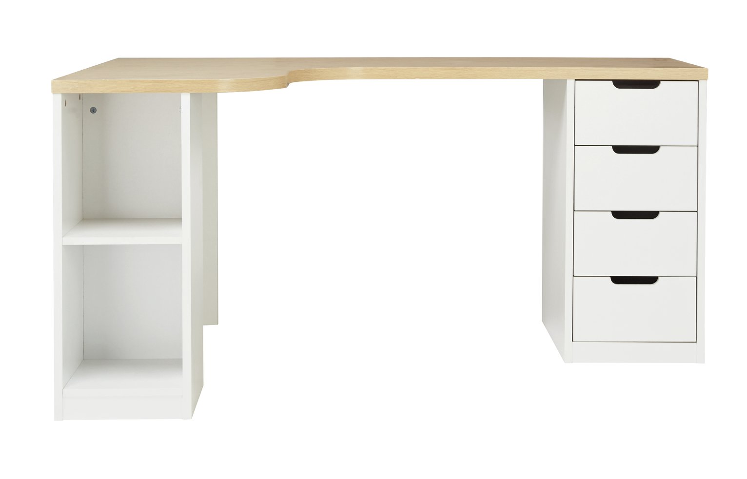 Argos Home Corner Office Desk - Two Tone