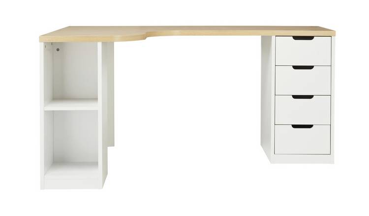 Buy Argos Home Corner Office Desk Two Tone Desks Argos