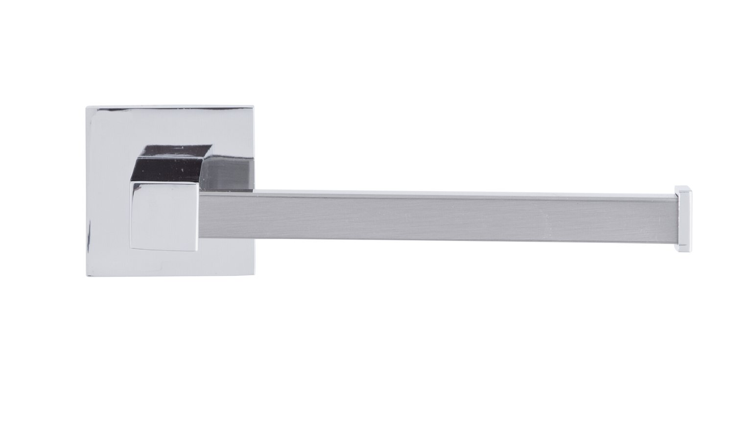 Habitat Rectangular Toilet Roll Holder - Chrome