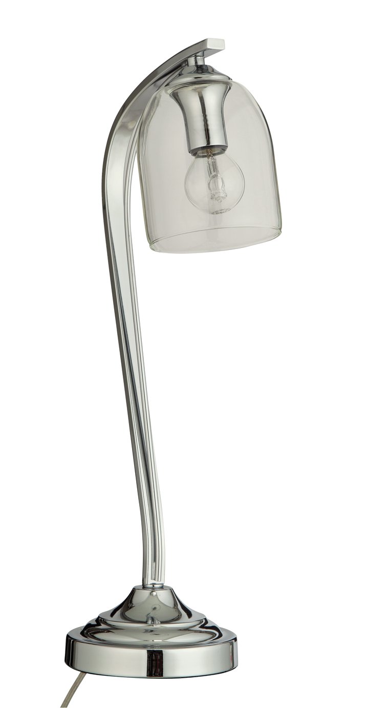 Argos Home Fae Touch Table Lamp - Glass