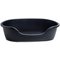 Petface Black Plastic Dog Bed - Small