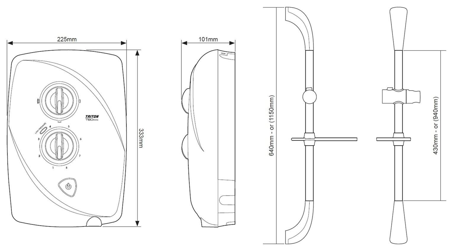 Triton T80 EasiFit 9.5kW Electric Shower Reviews