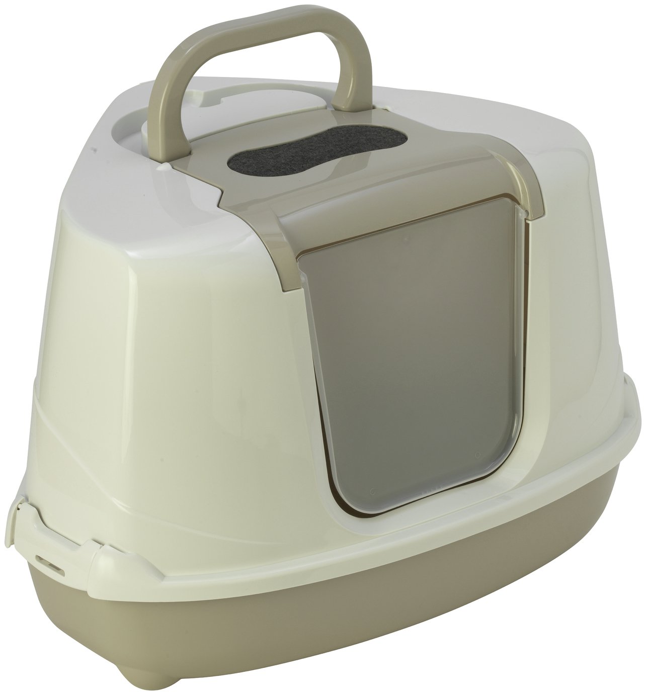 Petface Corner Litter Tray with Hood