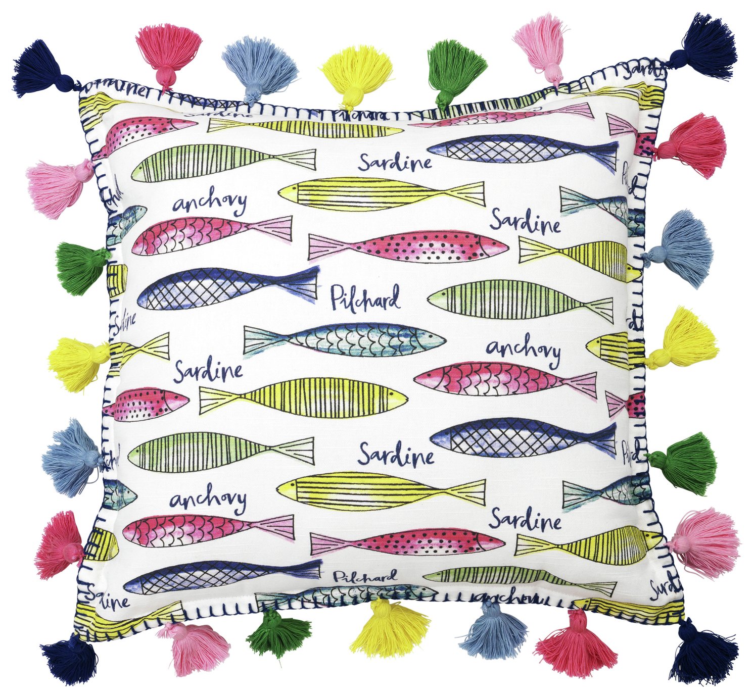 Sainsbury's Home Fish Tassel Cushion review