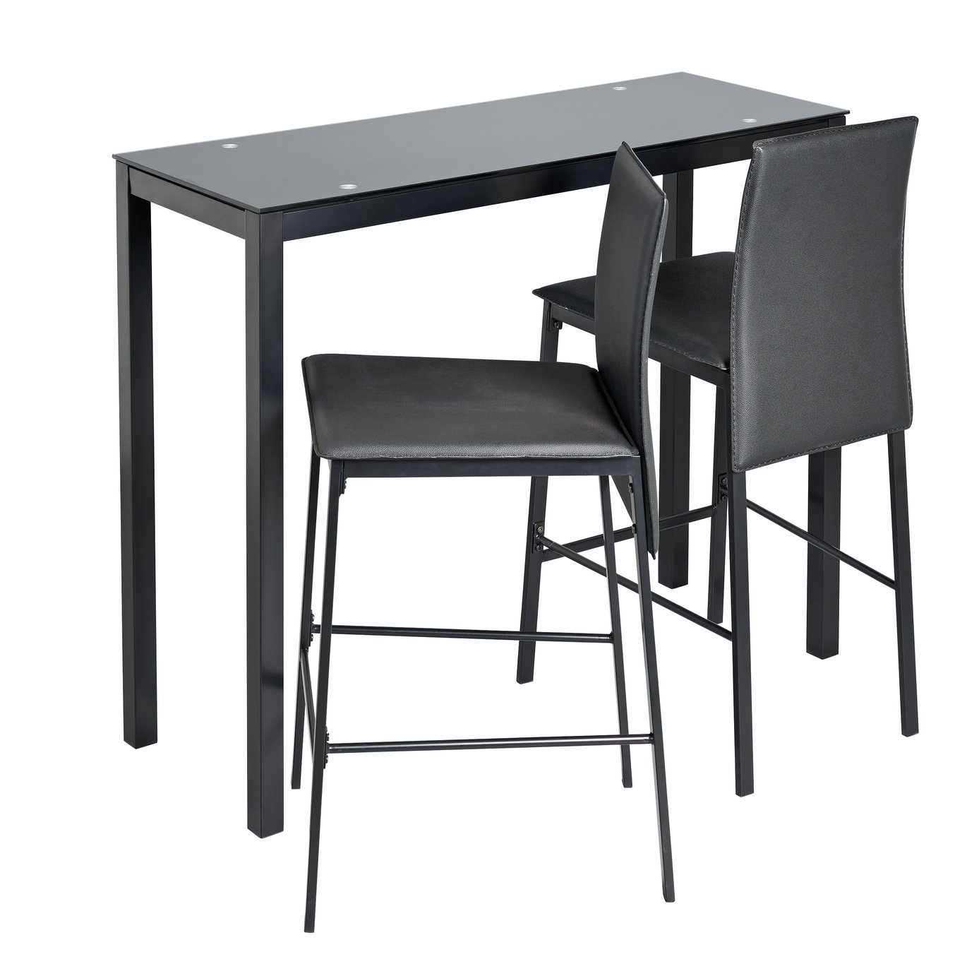 Argos Home Lido Glass Bar Table and 2 Chairs review